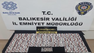 Balıkesirde polisten uyuşturucu ve kaçak tütün operasyonu