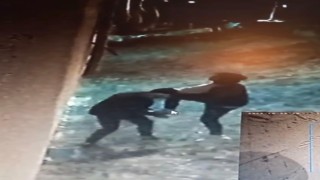 Balkonda asılı çamaşırları çaldılar