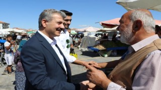 Başkan Altınsoy semt pazarında esnaf ve vatandaşlarla buluştu