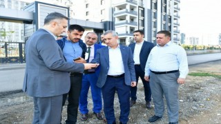 Başkan Çınar, yol yenileme ve düzenleme çalışmalarını inceledi