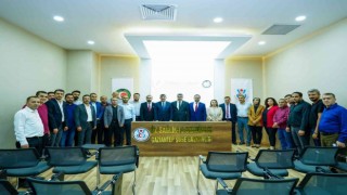 Başkan Fadıloğlu sendika temsilcilerini ziyaret etti