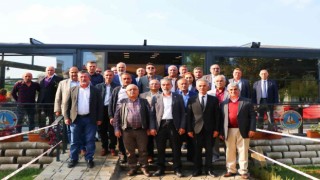 Başkan Silpagar Çiftlikköydeki muhtarları ağırladı