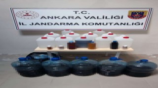 Başkentte 105 litreyi aşkın sahte alkol ele geçirildi
