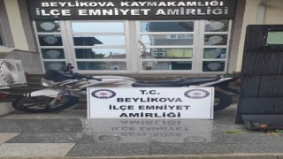 Beylikovada çalıntı motosiklet bulundu