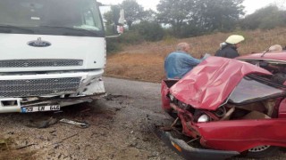 Bigada süt tankeri ile otomobilin çarpıştı kazada, 83 yaşındaki kadın hayatını kaybetti