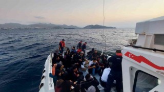 Bodrumda 32 düzensiz göçmen kurtarıldı