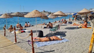 Bodrumda sarı yaz keyfi