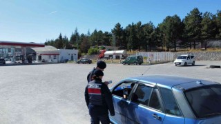 Bolvadinde jandarmadan trafik denetimi