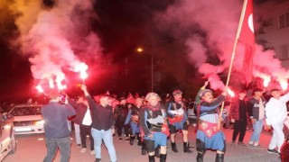 Bozdoğanda Cumhuriyet Bayramı kutlamaları gece de sürdü
