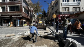 Buhara Caddesinde çalışmalar devam ediyor