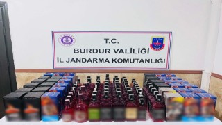 Burdur jandarmadan kaçak içki operasyonu