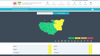 Bursada 6 ilçe için sarı uyarı