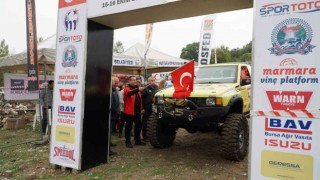 Bursada offroad yarışları nefesleri kesti