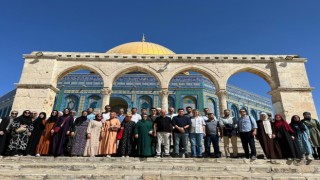 “Büyük Kudüs Akademisi” projesinin birincileri Mescid-İ Aksaya götürüldü