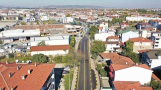 Büyükşehir o caddeyi yeni yüzüne kavuşturdu