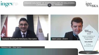 Büyükşehire İnsani Gelişme ve Sürdürülebilir Kalkınma ödülü