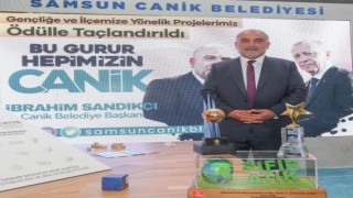 Canik Belediyesine 3 yılda 3 ödül