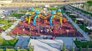 Cevher Dudayev Mahallesinde yeni park göz kamaştırıyor