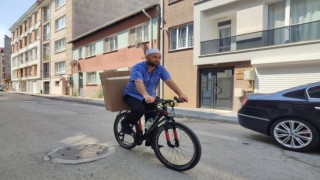 Çevirdiği pedallarla ihtiyaç sahibi ailelerin umudu oluyor