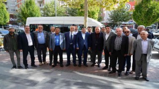 CHP, Ahi Esnafını ziyaret ederek Kırşehirde seçim çalışmalarına başladı