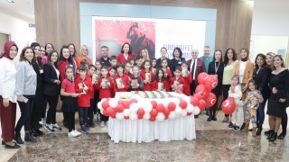 “Çocukların Gözünden Cumhuriyet” resim sergisi açıldı
