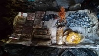 Cudi Dağında terör örgütüne ait mühimmat ele geçirildi
