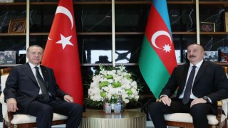 Cumhurbaşkanı Erdoğan, Aliyev ile görüştü