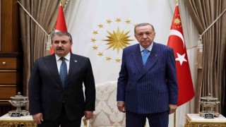 Cumhurbaşkanı Erdoğan, BBP Genel Başkanı Desticiyi kabul etti