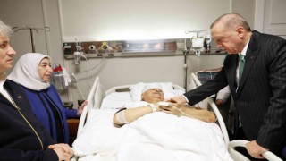 Cumhurbaşkanı Erdoğan, Binali Yıldırımı ve Şamil Ayrımı hastanede ziyaret etti