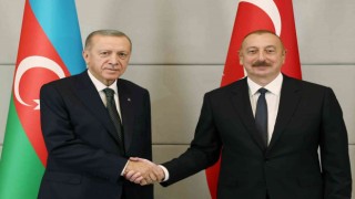 Cumhurbaşkanı Erdoğan, Cebrayılda Aliyev ile görüştü