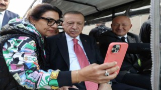 Cumhurbaşkanı Erdoğan, Galataport İstanbulda incelemelerde bulundu