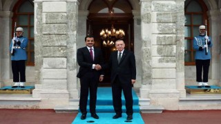 Cumhurbaşkanı Erdoğan, Katar Emiri Şeyh Temim bin Hammed Al Sani ile görüştü