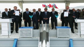 Cumhurbaşkanı Erdoğan, Kumlak Tren İstasyonu temel atma törenine katıldı