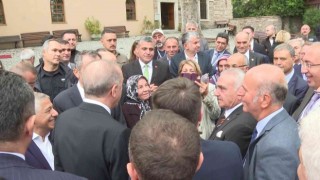 Cumhurbaşkanı Erdoğan, Şahkulu Sultan Dergahı ve Cemevini gezdi