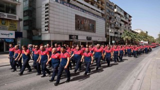 Denizli itfaiyesi performansıyla göz doldurdu