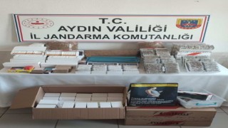 Didimde 13 bin gram tütün ele geçirildi