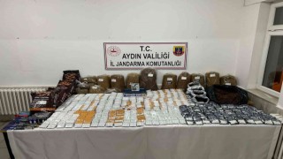 Didimde çok sayıda kaçak sigara ele geçirildi