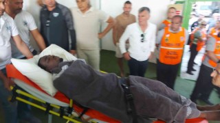 Dili boğazına kaçan Bandırmasporlu Isaac, boğulmaktan son anda kurtuldu