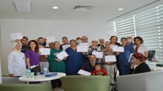 Diyabet okulu mezunlarına diploma