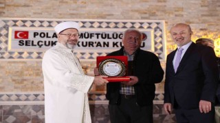 Diyanet İşleri Başkanı Erbaş, Polatlıda Selçuklu Külliyesinin açılışı yaptı