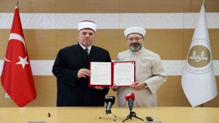 Diyanet İşleri Başkanlığı ile Kosova İslam Birliği Başkanlığı arasında iş birliği protokolü imzalandı