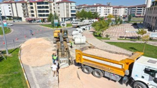 Elazığda altyapı yenileme çalışmaları sürüyor