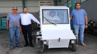 Engellilere özel joystick ile kullanılan araç geliştirdi
