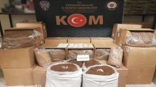 Eskişehirde kaçak tütün operasyonu