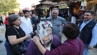 Esnaftan Kuşa teşekkür