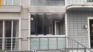 Evin mutfağında çıkan yangın korkuttu