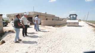 Eyyübiye kırsalında yol seferberliği