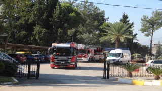 Fabrikada patlamayla birlikte yangın çıktı, 1 işçi yaralandı