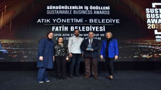 Fatih Belediyesinin atık çalışmalarına bir ödül daha