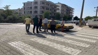 Gazipaşada motosiklet ile otomobil çarpıştı: 1 yaralı